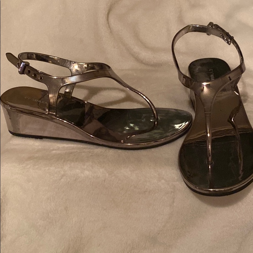 Pewter Sandals